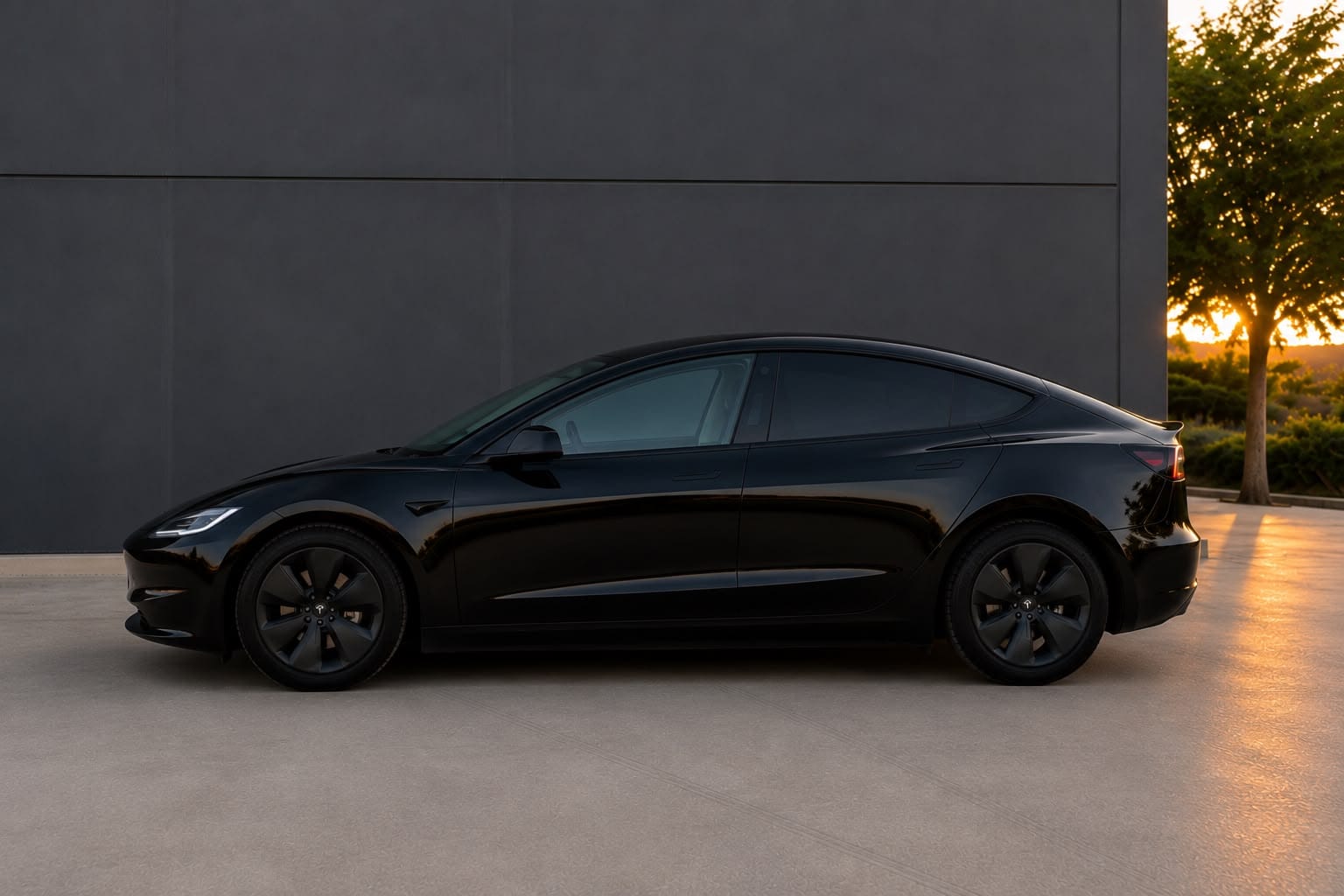 Costanova Transfer Tesla Model 3, electric airport transfer vehicle