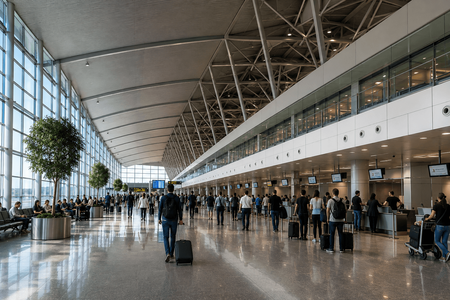 Valencia Airport terminal, arrivals point for Costanova Transfer